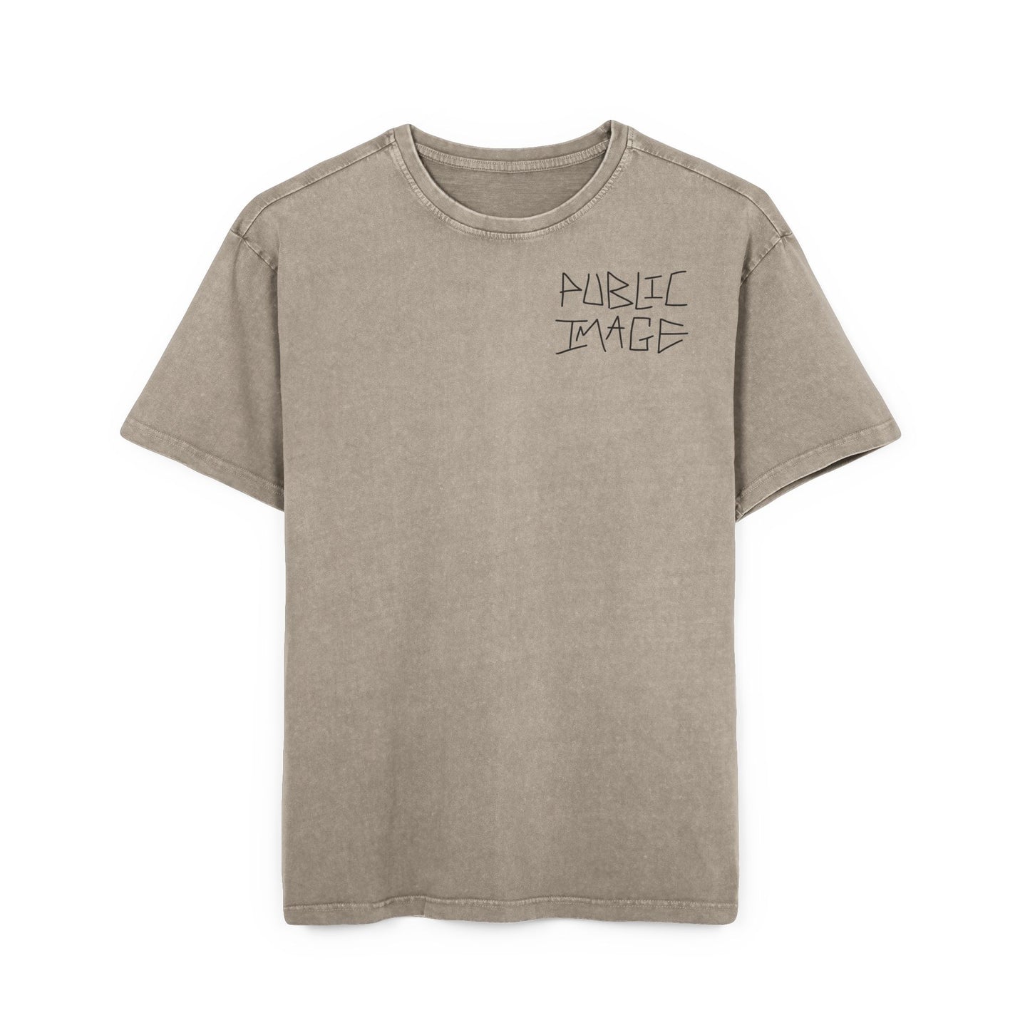 Distorted Acid Washed Heavy Oversize Tee