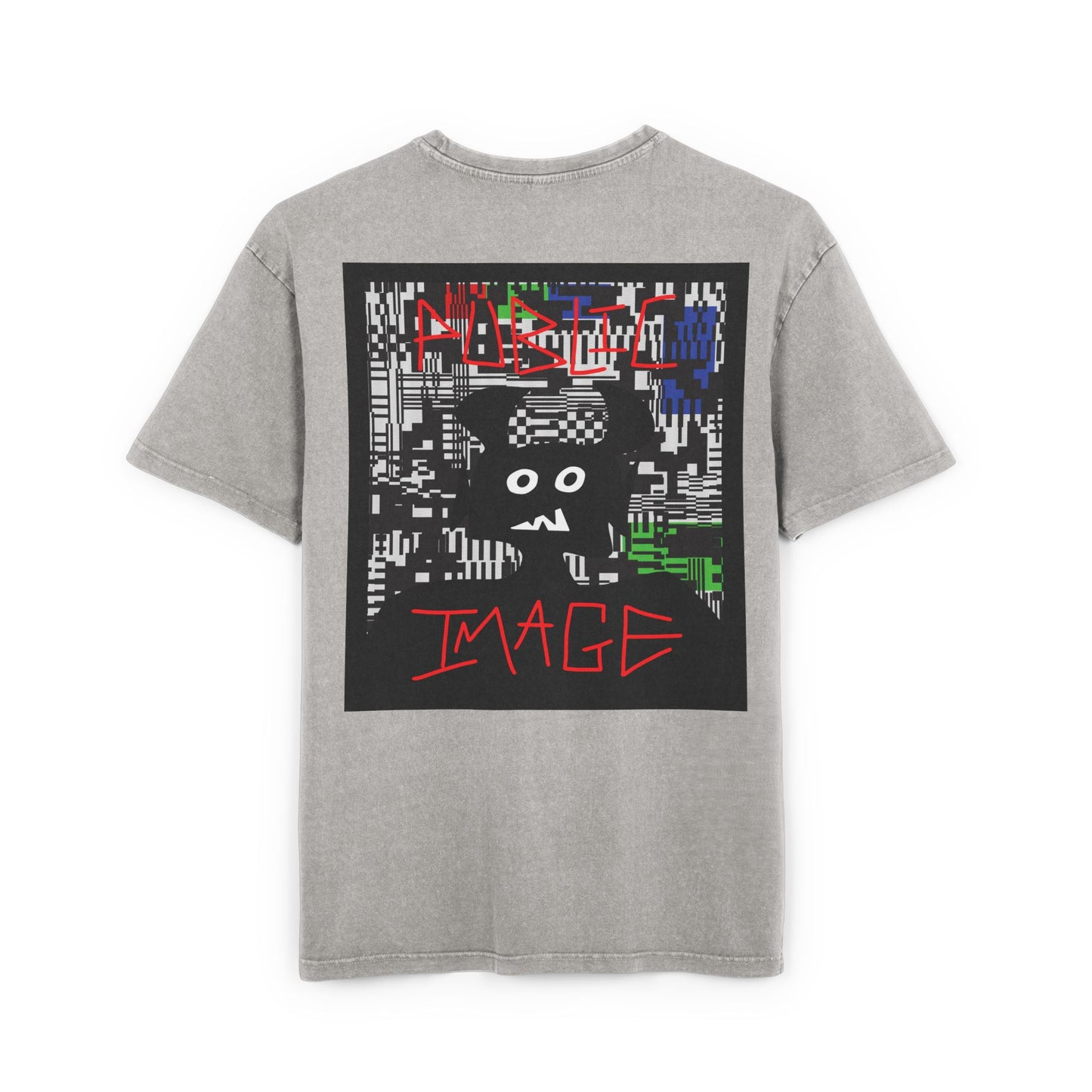 Distorted Acid Washed Heavy Oversize Tee