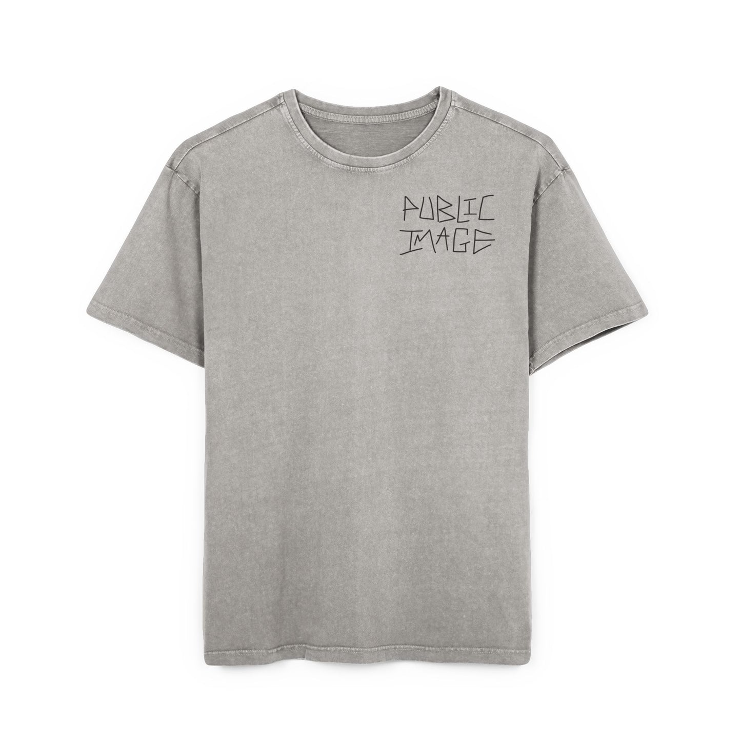 Distorted Acid Washed Heavy Oversize Tee