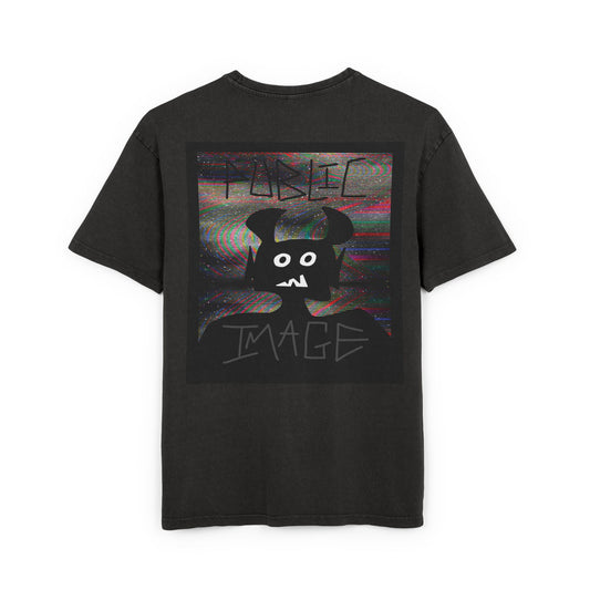 Distorted Acid Washed Heavy Oversize Tee